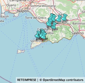 Mappa Via San Pietro, 80063 Piano di Sorrento NA, Italia (8.83875)