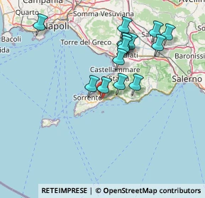 Mappa Via San Pietro, 80063 Piano di Sorrento NA, Italia (15.33643)