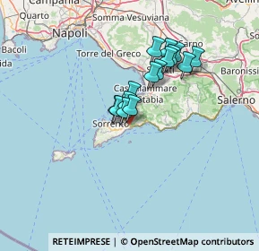 Mappa Via San Pietro, 80063 Piano di Sorrento NA, Italia (10.85867)