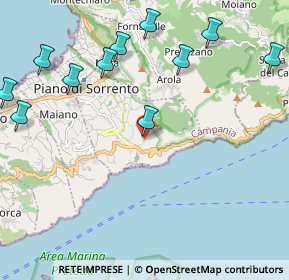 Mappa Via San Pietro, 80063 Piano di Sorrento NA, Italia (2.81364)