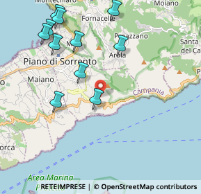 Mappa Via San Pietro, 80063 Piano di Sorrento NA, Italia (2.46727)