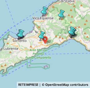 Mappa Via San Pietro, 80063 Piano di Sorrento NA, Italia (4.62273)