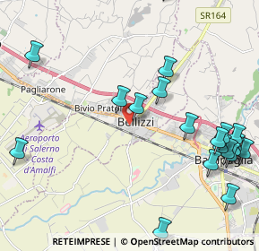 Mappa Via Giuseppe Garibaldi, 84092 Bellizzi SA, Italia (2.9165)