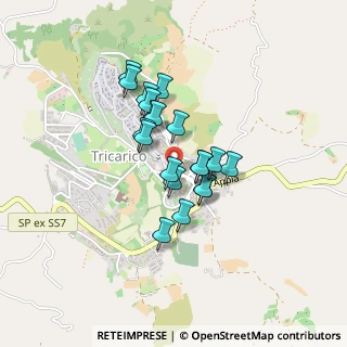 Mappa Via Valle Oscura, 75019 Tricarico MT, Italia (0.3285)