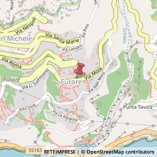 Mappa Via Mola, 43, 84010 Furore, Salerno (Campania)