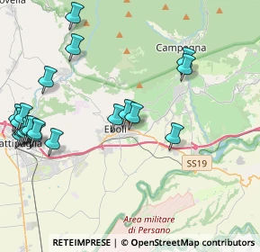 Mappa Via Rosario MACCHIAROLI, 84025 Eboli SA, Italia (5.4635)