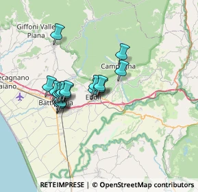 Mappa Via Rosario MACCHIAROLI, 84025 Eboli SA, Italia (5.92056)