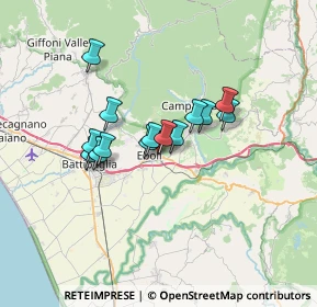 Mappa Via Rosario MACCHIAROLI, 84025 Eboli SA, Italia (5.29429)