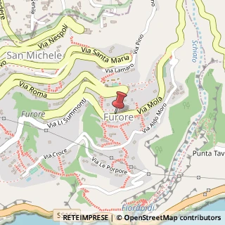 Mappa Via Mola, 21, 84010 Furore, Salerno (Campania)