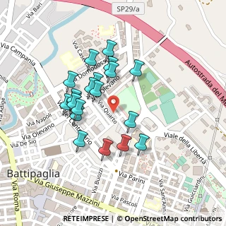 Mappa Viale Kennedy, 84091 Battipaglia SA, Italia (0.209)