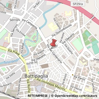 Mappa Via Olevano,  84, 84091 Battipaglia, Salerno (Campania)