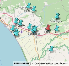 Mappa Via Martin Luther King, 84091 Battipaglia SA, Italia (7.9255)