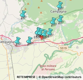 Mappa Via Gerardo Romano Cesareo, 84025 Eboli SA, Italia (3.07727)