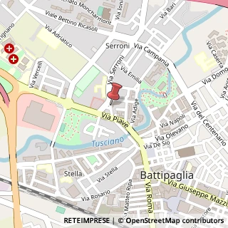 Mappa Via Serroni, 20, 84091 Battipaglia, Salerno (Campania)