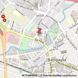 Mappa Via Serroni, 22/A, 84091 Battipaglia, Salerno (Campania)