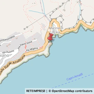 Mappa Via Terramare, 3, 84010 Praiano, Salerno (Campania)