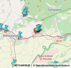 Mappa Via Vittorio Emanuele Orlando, 84025 Eboli SA, Italia (4.68833)