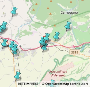 Mappa Via Vittorio Emanuele Orlando, 84025 Eboli SA, Italia (5.525)