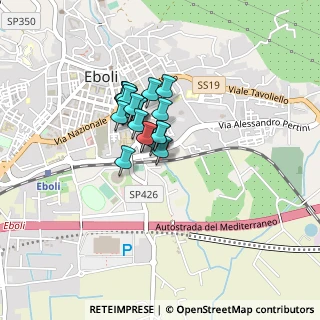 Mappa Via MARINO da EBOLI, 84025 Eboli SA, Italia (0.2875)