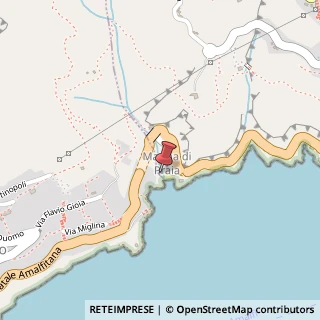 Mappa Via praia 10, 84010 Praiano, Salerno (Campania)