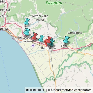 Mappa Via Vercelli, 84091 Battipaglia SA, Italia (4.89154)