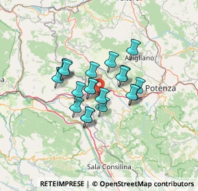 Mappa SP94, 85055 Picerno PZ, Italia (9.9945)