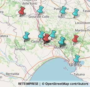 Mappa Via Cristoforo Colombo, 74018 Palagianello TA, Italia (14.92059)