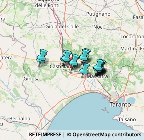 Mappa Via Cristoforo Colombo, 74018 Palagianello TA, Italia (8.6)
