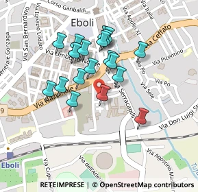 Mappa Via Giovanni Trapanese, 84025 Eboli SA, Italia (0.203)