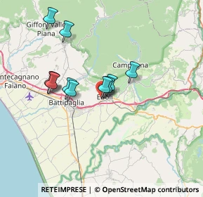 Mappa Piazza Carlo Mustacchio, 84025 Eboli SA, Italia (6.36727)