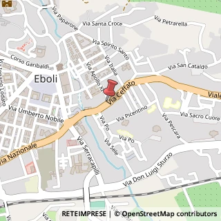 Mappa Via Ceffato, 127, 84025 Eboli, Salerno (Campania)