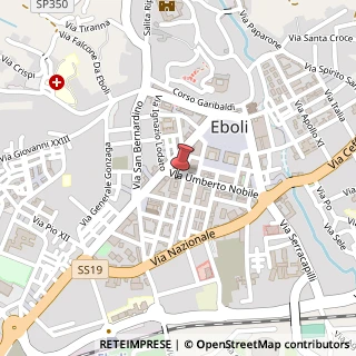 Mappa Via Umberto Nobile, 14, 84025 Eboli, Salerno (Campania)