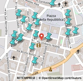 Mappa Via Umberto Nobile, 84025 Eboli SA, Italia (0.1455)