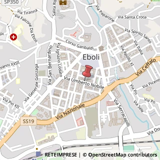 Mappa Via nobile umberto 50, 84025 Eboli, Salerno (Campania)