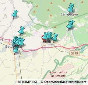 Mappa Via Cosimo CATALDO, 84025 Eboli SA, Italia (4.7895)