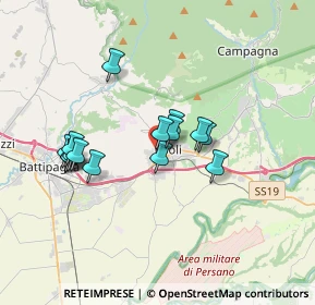 Mappa Via Cosimo CATALDO, 84025 Eboli SA, Italia (3.21133)