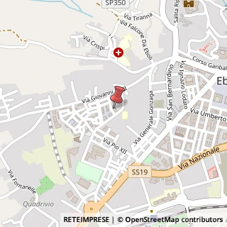 Mappa via Ezio VANONI, 33, 84025 Eboli, Salerno (Campania)