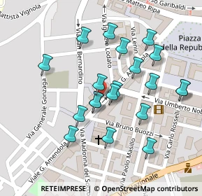 Mappa Via Amendola Giovanni, 84025 Eboli SA, Italia (0.1185)