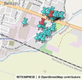 Mappa Via Niccolò Copernico, 84092 Bellizzi SA, Italia (0.22667)