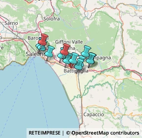 Mappa Via Niccolò Copernico, 84092 Bellizzi SA, Italia (8.27846)