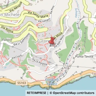 Mappa Via Aldo Moro, 16, 84010 Furore, Salerno (Campania)