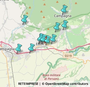 Mappa Piazza Benedetto Croce, 84025 Eboli SA, Italia (2.91182)