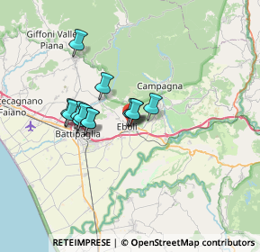 Mappa Via Mario Pagano, 84025 Eboli SA, Italia (5.28692)