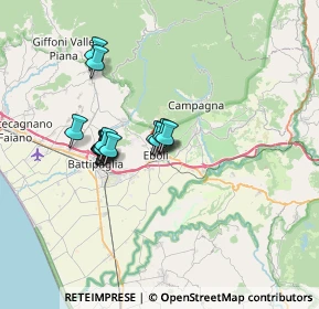 Mappa Via Mario Pagano, 84025 Eboli SA, Italia (5.59857)