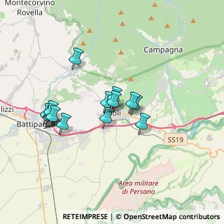 Mappa Via Aversana, 84025 Eboli SA, Italia (3.43133)