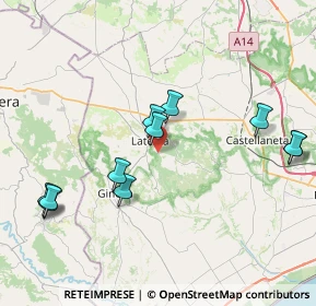 Mappa Via Selva S. Vito, 74014 Laterza TA, Italia (9.06636)