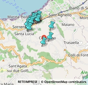 Mappa Via Casarlano, 80067 Sorrento NA, Italia (0.9505)