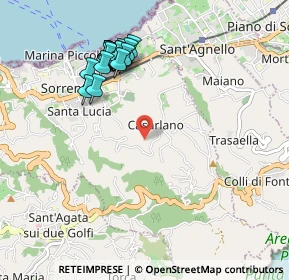 Mappa Via Casarlano, 80067 Sorrento NA, Italia (1.0935)