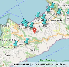 Mappa Via Casarlano, 80067 Sorrento NA, Italia (2.23462)