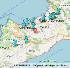 Mappa Via Casarlano, 80067 Sorrento NA, Italia (1.97833)
